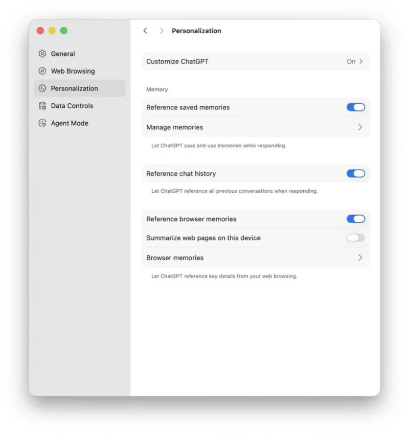 OpenAI lancia il browser ChatGPT Atlas su macOS e Windows 11 (in arrivo prossimamente).