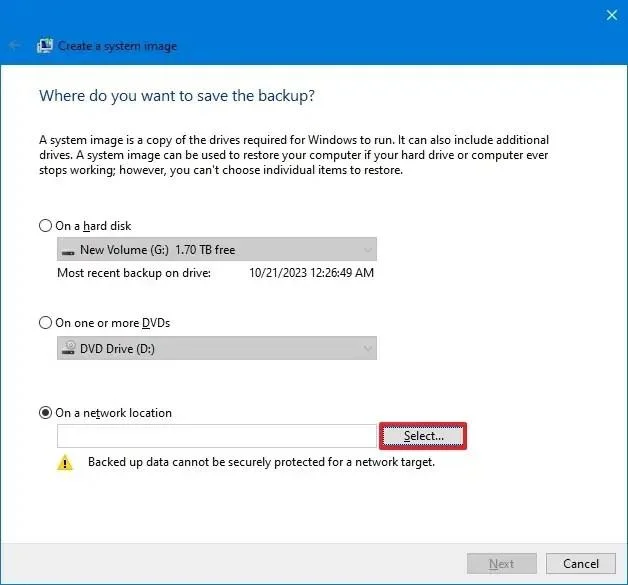 Come creare un backup completo su Windows 10