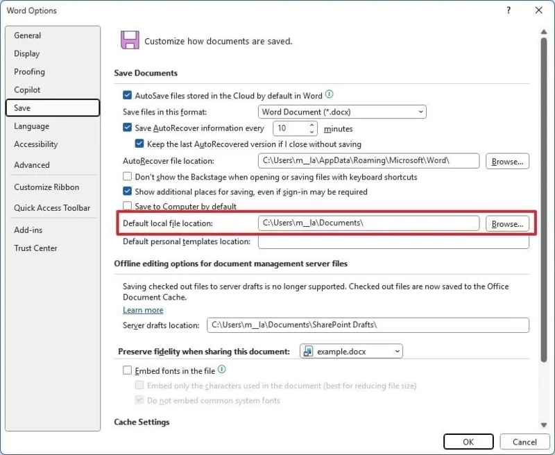 如何在 Windows 11 上停止 Word 自動儲存到 OneDrive 如何在 Windows 11 上停止 Word 自動儲存到 OneDrive