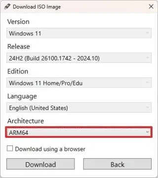 วิธีสร้าง USB บูตได้สำหรับ Windows 11 arm64 (ARM) โดยใช้ Rufus