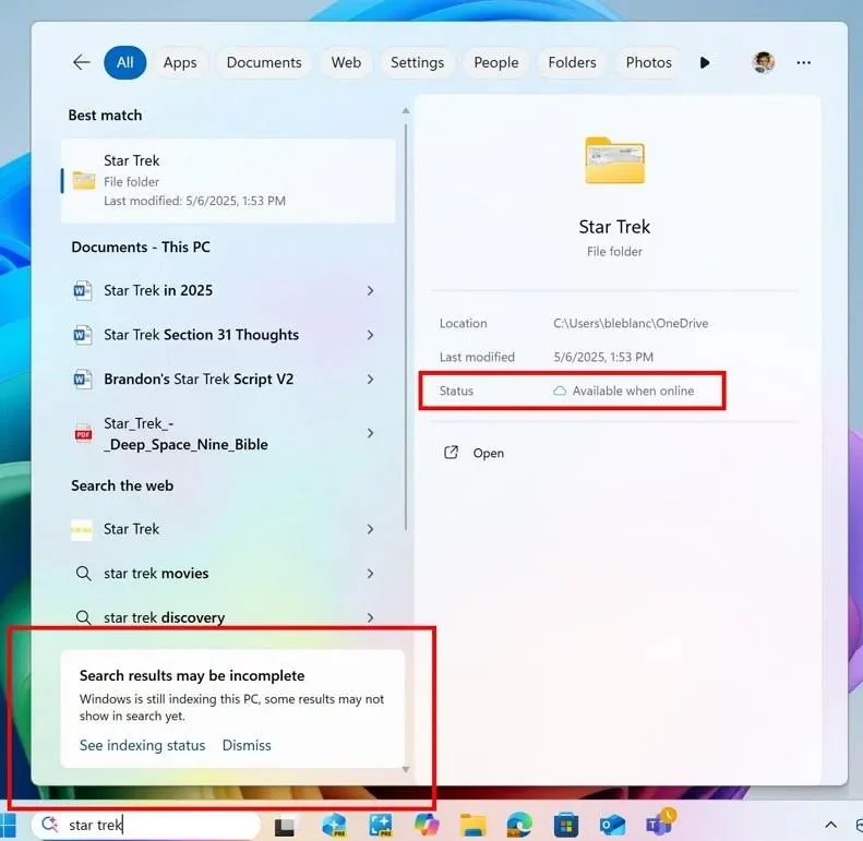 La build 26200.5603 per Windows 11 aggiunge le azioni basate sull'IA per Esplora file nel canale Dev.