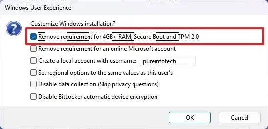 Come creare una chiavetta USB avviabile di Windows 11 per aggirare i requisiti con Rufus