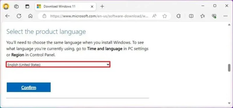 Come scaricare il file ISO ufficiale di Windows 11 23H2