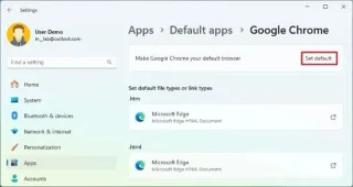 Hoe stel ik Chrome in als standaardbrowser op Windows 11?
