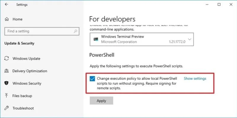 Come modificare i criteri di esecuzione per eseguire script in PowerShell