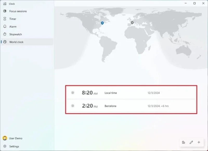 Come aggiungere più orologi di fuso orario su Windows 11