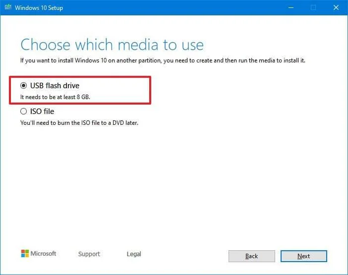 Come creare un supporto di installazione USB avviabile di Windows 10