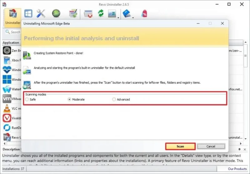 Cómo desinstalar completamente aplicaciones usando Revo Uninstaller en Windows 11