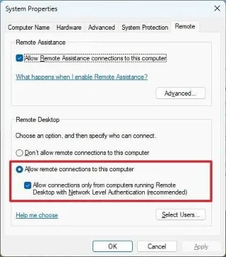Come abilitare Desktop remoto su Windows 11