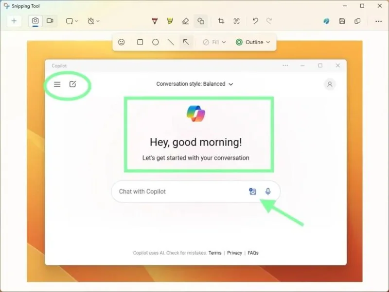 Come acquisire schermate su Windows 11 utilizzando lo Strumento di cattura.