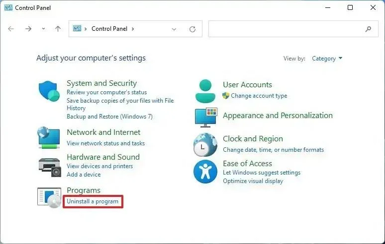 Come disinstallare le app su Windows 11