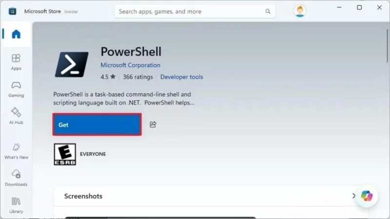 Come installare PowerShell 7.5.4 su Windows 11