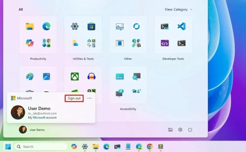 วิธีล็อกหน้าจอ ออกจากระบบ และสลับผู้ใช้บน Windows 11