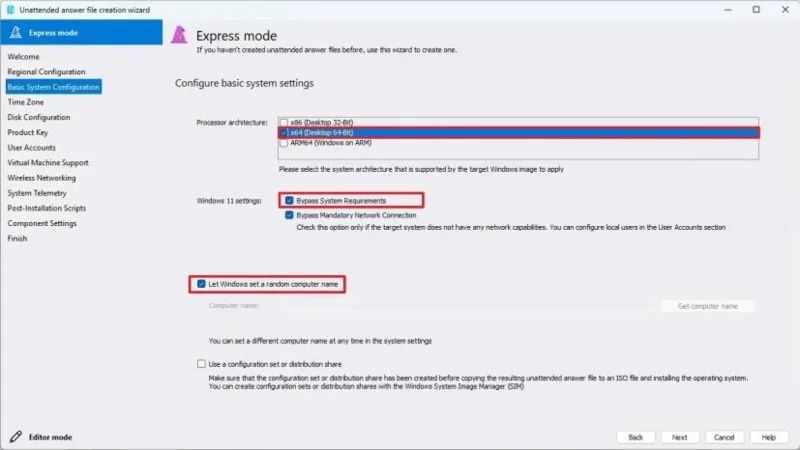 Come utilizzare il file di risposta automatica su hardware non supportato per installare Windows 11
