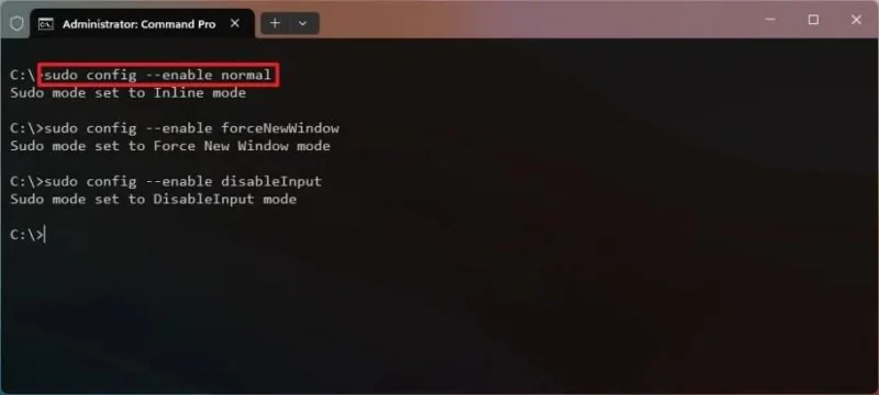Come abilitare Sudo su Windows 11