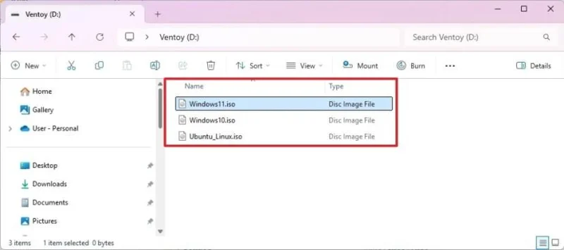 Come utilizzare Ventoy per creare una chiavetta USB avviabile su Windows 11, 10 (2026)