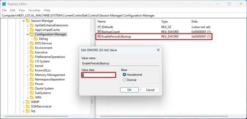 Come abilitare il backup automatico del Registro di sistema su Windows 11 e 10 Come abilitare il backup automatico del Registro di sistema su Windows 11 e 10