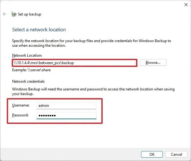 Come creare un backup completo su un'unità di rete su Windows 11, 10