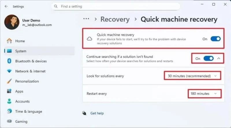 Build 26220.7070 (KB5070300) สำหรับ Windows 11 25H2 ปรับปรุงการกู้คืนและวิดเจ็ต (Dev)
