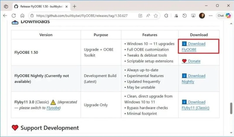 Come utilizzare FlyOOBE per aggiornare a Windows 11 su una CPU non supportata