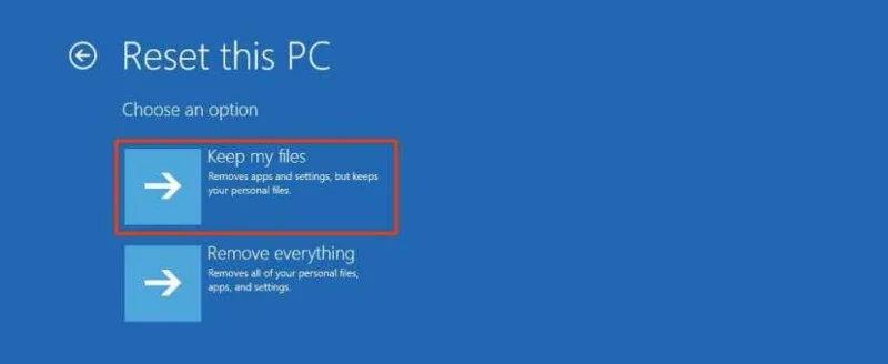 Come ripristinare le impostazioni di fabbrica di Windows 11 senza perdere i file