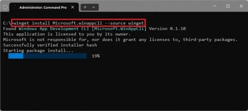 Comment installer plus rapidement l'outil WinApp pour créer des applications sous Windows 11 Comment installer plus rapidement l'outil WinApp pour créer des applications sous Windows 11