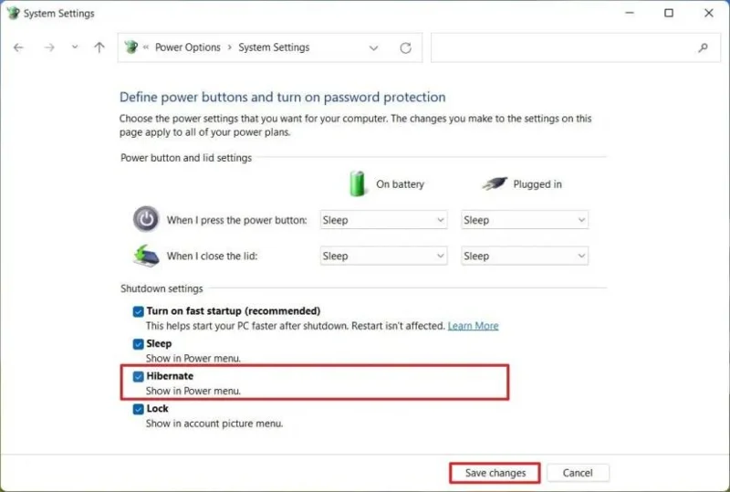 วิธีเปิดใช้งานโหมดไฮเบอร์เนตบน Windows 11