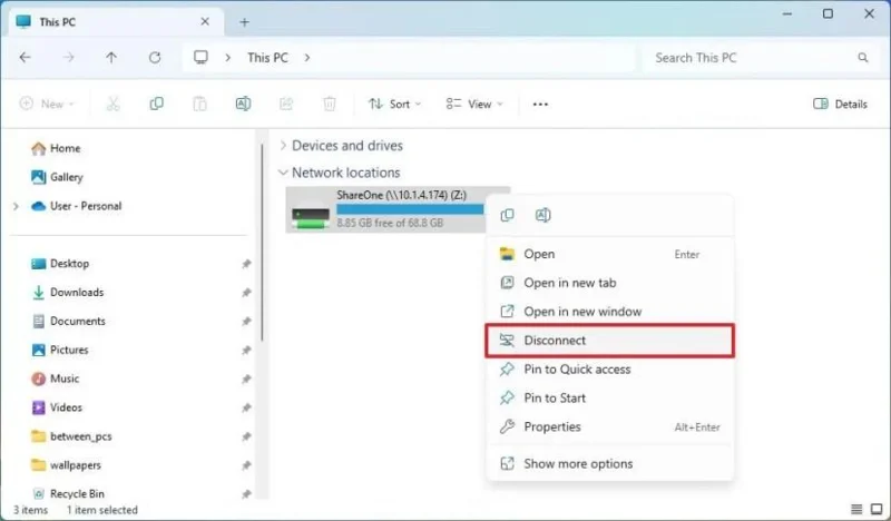 Come mappare un'unità di rete su Windows 11