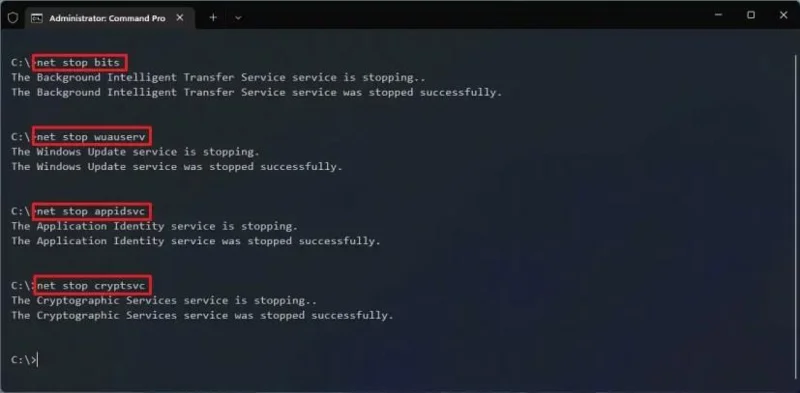 Come ripristinare Windows Update su Windows 11