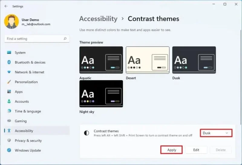Come attivare la modalità scura su Windows 11