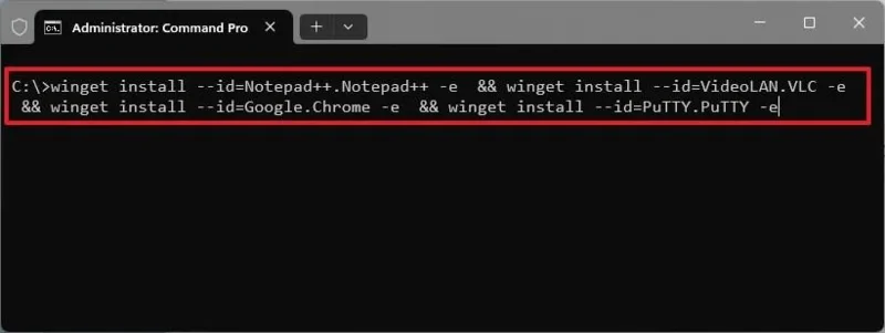 วิธีการติดตั้งแอปจำนวนมากโดยใช้ Winget บน Windows 11 วิธีการติดตั้งแอปจำนวนมากโดยใช้ Winget บน Windows 11
