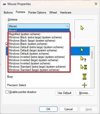 Windows 11でマウスカーソルの色を変更する方法 Windows 11でマウスカーソルの色を変更する方法