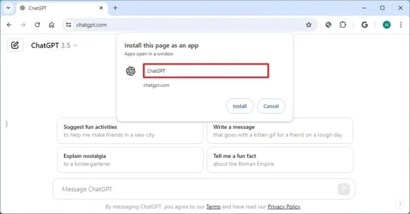 Come installare l'app ChatGPT su Windows 11, 10