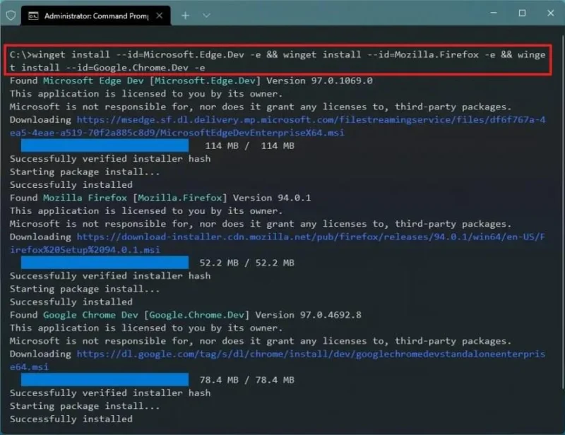 วิธีการติดตั้งแอปจำนวนมากโดยใช้ Winget บน Windows 11 วิธีการติดตั้งแอปจำนวนมากโดยใช้ Winget บน Windows 11