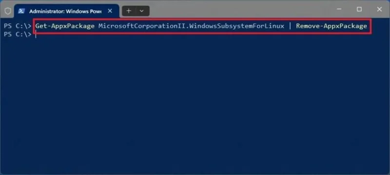วิธีการถอนการติดตั้ง WSL บน Windows 11