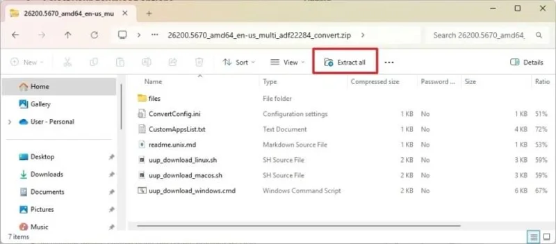 Come scaricare il file ISO di Windows 11 25H2