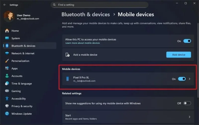 La build 26220.6972 (KB5067106) per Windows 11 25H2 introduce ulteriori modifiche alla modalità scura (Dev)