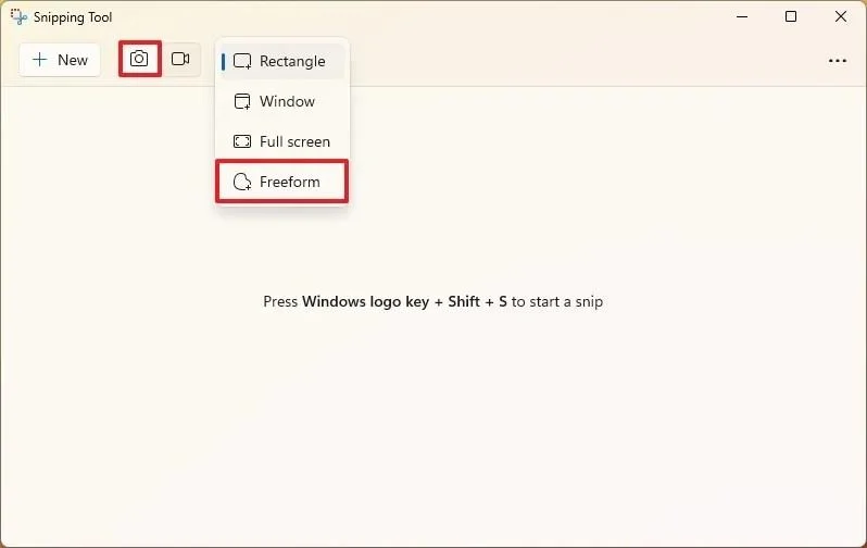 Come acquisire schermate su Windows 11 utilizzando lo Strumento di cattura.