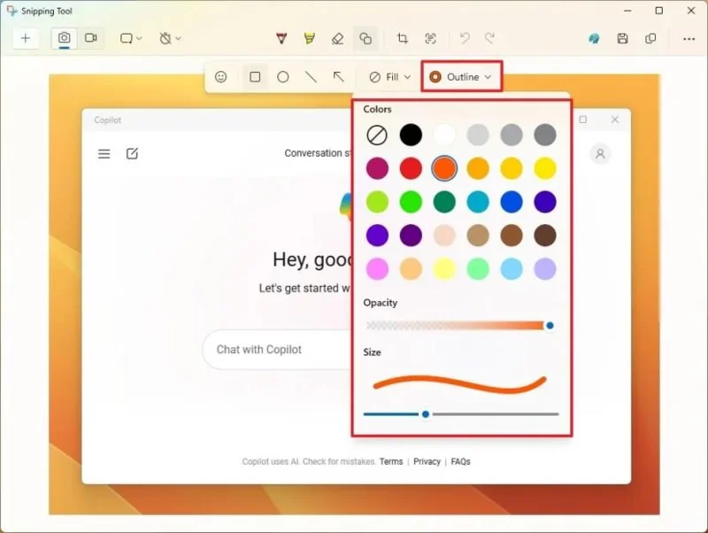 Come acquisire schermate su Windows 11 utilizzando lo Strumento di cattura.