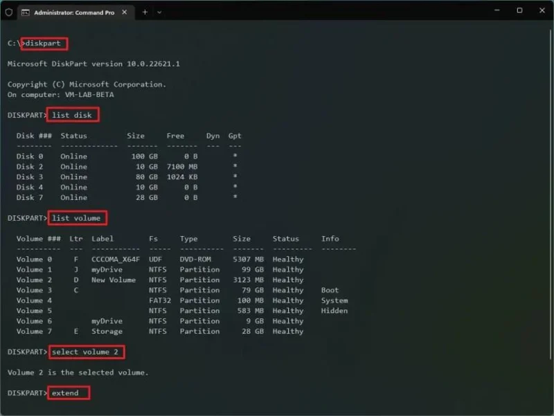 Come modificare le dimensioni della partizione su Windows 11