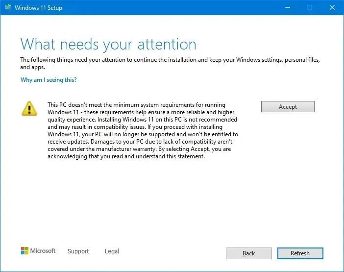 Come installare Windows 11 su hardware non supportato