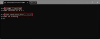 วิธีการติดตั้ง Ollama เพื่อเรียกใช้โมเดล AI ในเครื่องบน Windows 11