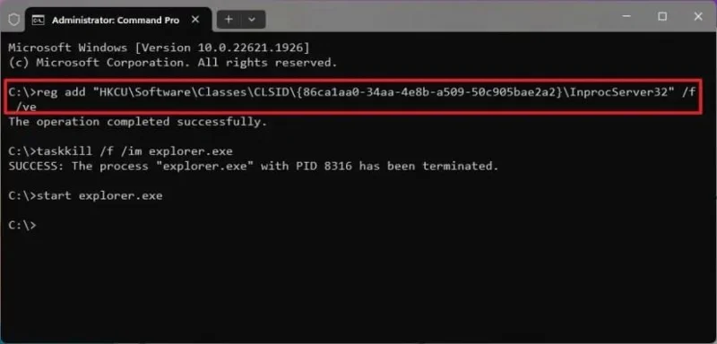 วิธีนำเมนูบริบทแบบคลาสสิกกลับมาใช้ใน Windows 11