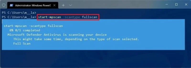 Как запустить полную проверку на вирусы Microsoft Defender в Windows 11