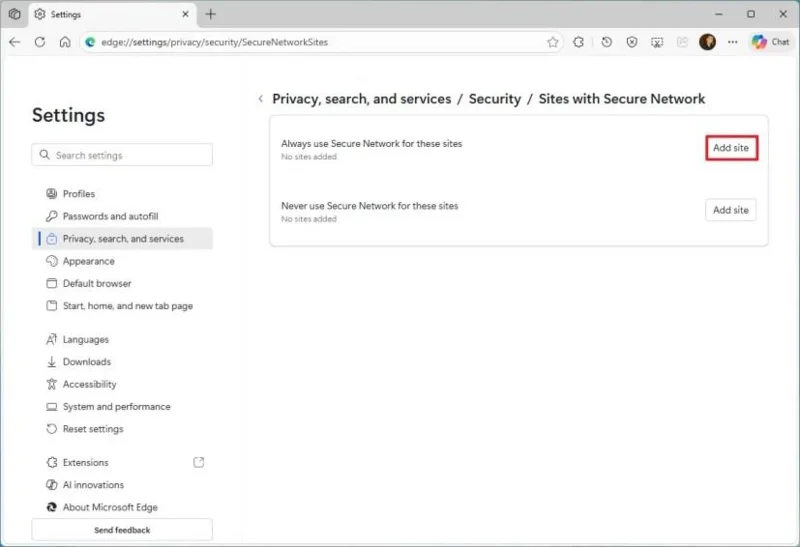 วิธีเปิดใช้งาน VPN ฟรีบน Microsoft Edge
