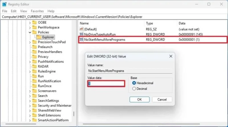 Windows 11のスタートメニューで「すべてのアプリ」リストを非表示にする方法 Windows 11のスタートメニューで「すべてのアプリ」リストを非表示にする方法