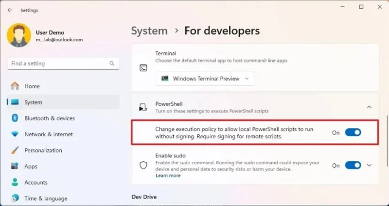 Come modificare i criteri di esecuzione per eseguire script in PowerShell