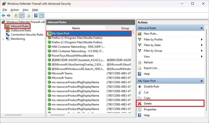 วิธีเปิดพอร์ตไฟร์วอลล์บน Windows 11