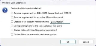 วิธีสร้างสื่อติดตั้ง Windows 11 25H2 บน USB ที่สามารถบูตได้