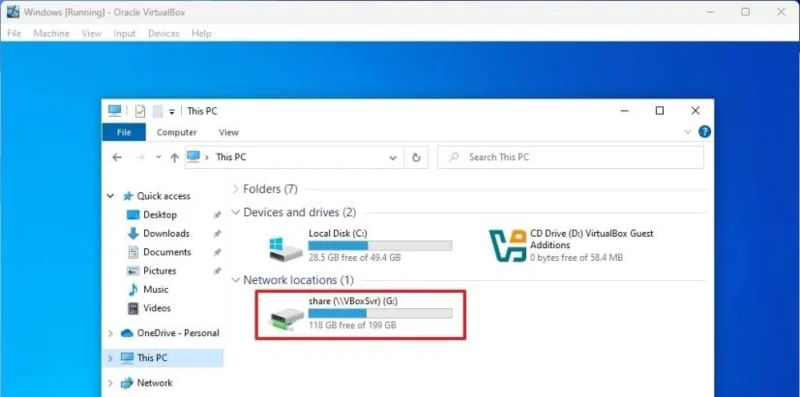 VirtualBoxで仮想マシン用の共有フォルダを作成する方法 VirtualBoxで仮想マシン用の共有フォルダを作成する方法